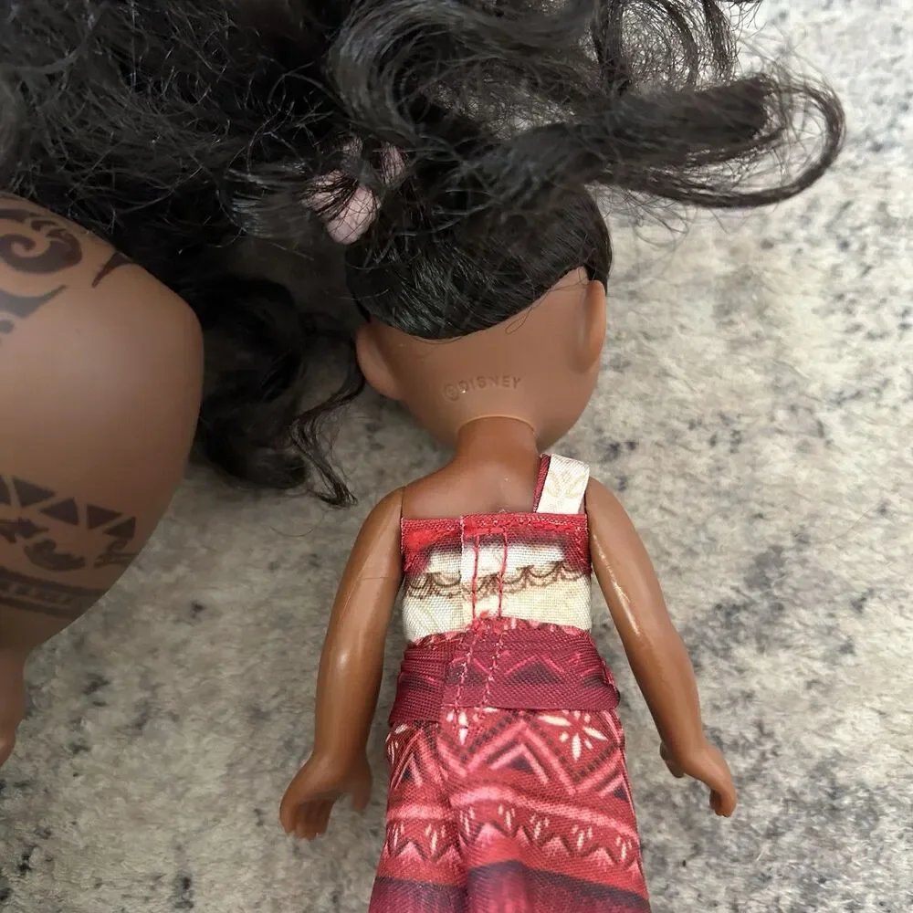 Disney Moana Maui Play Dolls Figure Set 8